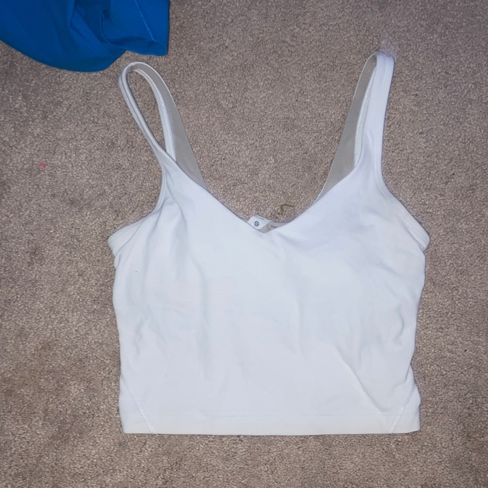 White Lululemon align Tank Top